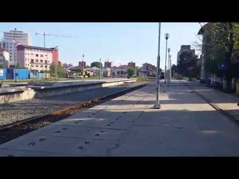 IR 1523 intra in gara din Ramnicu Valcea