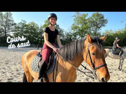 Cours de saut avec Electra ( Elle était chaude, très chaude 🤣)
