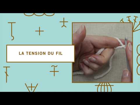 Cours de crochet n°2- Apprendre à contrôler la tension du fil au crochet