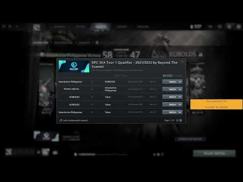 [ Dota 2 Live ] DPC SEA Closed Qualifier - KOBOLDS vs InterActive PH - BO3