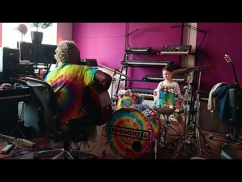 Drumming session with Beanie Bhebhe playing Go Far.