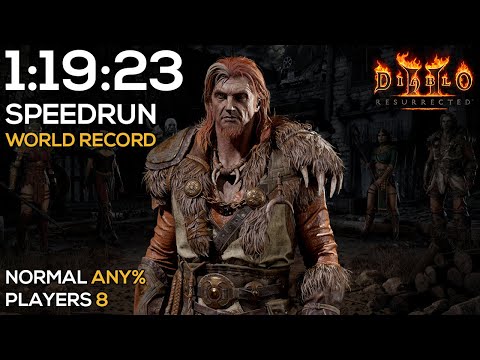 PLAYERS 8 DRUID SPEEDRUN NORMAL WORLD RECORD - 1:19:23 IGT | 1:21:38 RTA | DIABLO 2 RESURRECTED