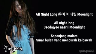 [INDO SUB] Taeyeon - All night long (ft Lucas)