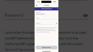 How to link your EBT in Providers app?