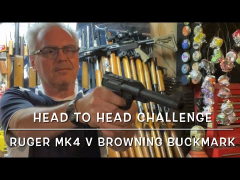 Head to head challenge, Umarex Ruger MK4 Vs Umarex Browning Buckmark. Budget springer shootout!
