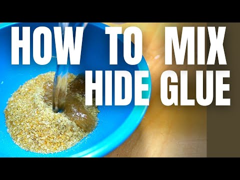 How to Mix Hot Hide Glue- Essentials