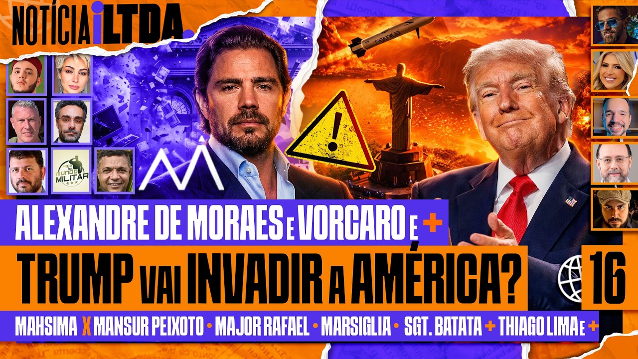 MENSAGENS DE VORCARO | TRUMP VAI INVADIR A AMÉRICA | MAHSIMA X PEIXOTO e MAIS - Noticia iLtda. #016