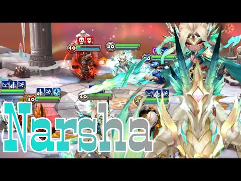 魔靈召喚 | 光(龍)女 😂 | 超暴力 傷害爆表 | Summoners War | Narsha on RTA