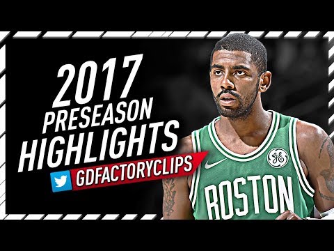 Kyrie Irving 2017 Preseason Offense Highlights Montage - Celtics Debut!