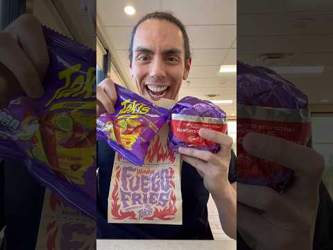 VIRAL Wendy’s Takis Fuego Meal #mukbang