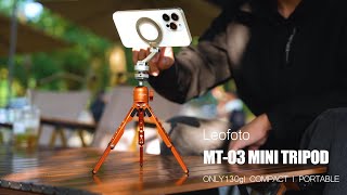 Leofoto MT-03 Mini Tripod — Your Pocket-Sized Photo Sidekick!