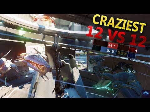 The Craziest 12 vs 12 Warzone Warlords of 2019 - Halo 5 Guardians