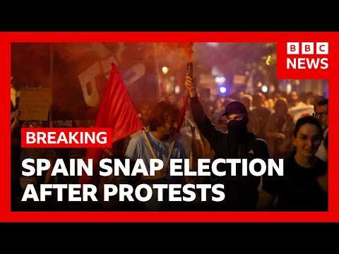 Spain's prime minister calls snap election after housing protests | BBC News