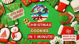 Making Christmas Cookies with Joe! | Core Words: Make, Put | gameplay video by jwhite, 1:23 duration