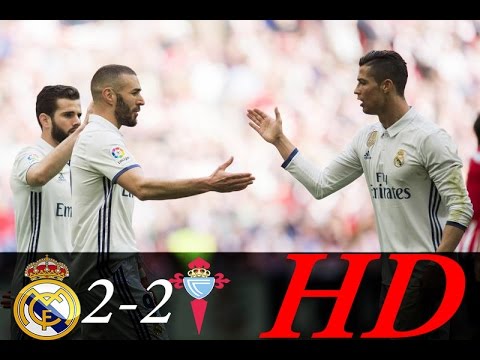 اهداف و ملخص ريال مدريد 2-2 سيلتا فيغو (الدوري الاسباني) 2017 {حفيظ دراجي}● HD