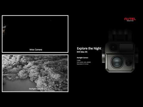 Autel MAX 4N Starlight Camera VS Autel MAX 4T Wide Camera