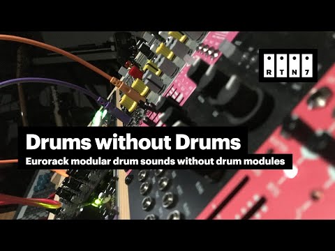 How to make a drum sounds on eurorack modular (without drum modules)