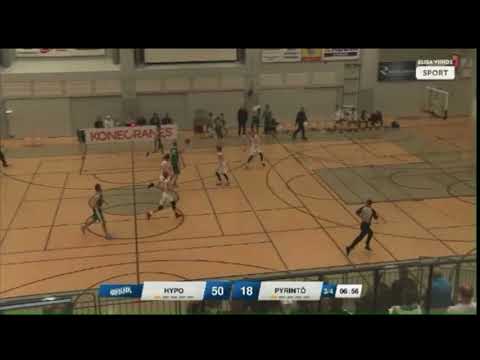 Niki Juntunen - PG/SG 6'2'' - (17min 24pts) - highlights HyPo vs. Pyrintö FIN2