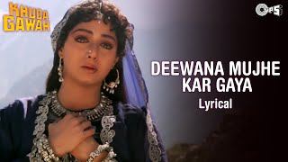 Deewana Mujhe Kar Gaya - Lyrical  Khuda Gawah  Ami