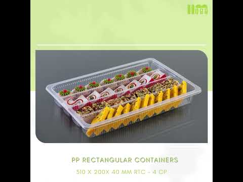 Pp oracle rectangular pasta tray