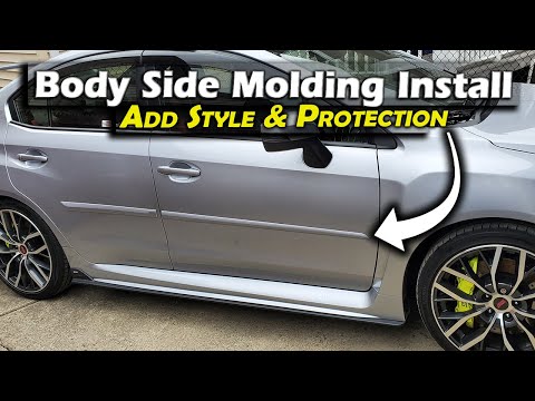 Body Side Molding and Rear Trunk Trim Installation : 2015+ WRX/STI