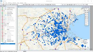 Maptitude 2021: Excel Mapping Software
