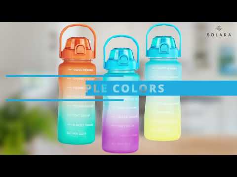 SOLARA Home | 2 L Motivational Water Bottle