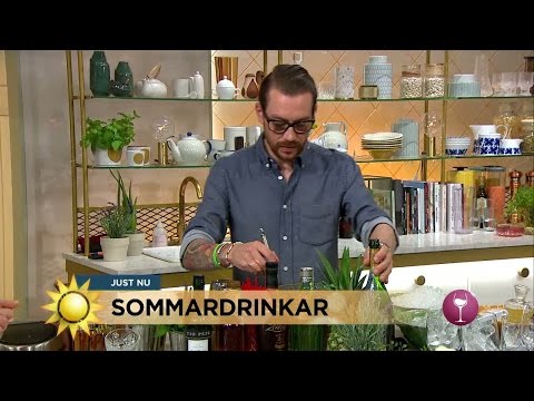 En av världens bästa bartender blandar bästa midsommarbålen - Nyhetsmorgon (TV4)