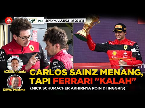 Carlos Sainz Menang, Tapi Ferrari 