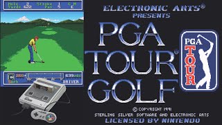 PGA Tour Golf SNES - C&M Playthrough
