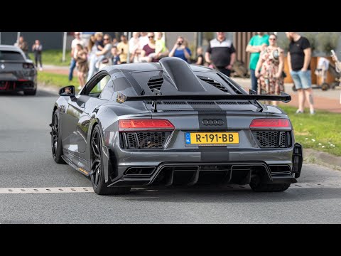 Audi R8 V10 Plus with QuickSilver Exhaust - LOUD Accelerations & Revs !