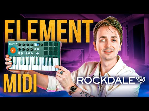 Обзор MIDI клавиатуры Rockdale Element
