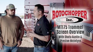 Video Thumbnail for Rotochopper MT175 Trommel Screen Overview: A Conversation Between Shota Austin and Preston McIntyre