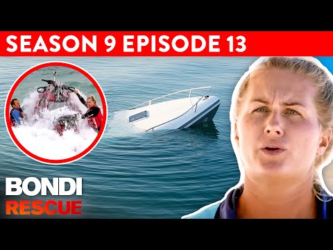 Lifeguards Rush to Sinking Boat in Dangerous Deep Ocean Rescue!
