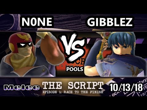 The Script - ALG | n0ne (Captain Falcon) Vs. Gibblez (Marth) - Smash Melee Round Robin Pools
