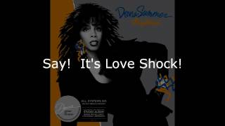 Donna Summer - Love Shock LYRICS SHM &quot;All Systems Go&quot; 1987