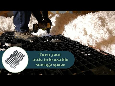 EASY & HANDY Instant Attic Flooring (pack of 4 panels)