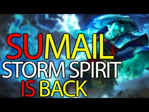 Suma1L Storm Spirit is BACK 7.02 vs Arteezy Naix Dota 2
