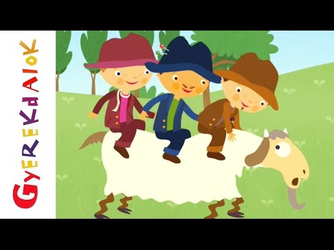 Három szabó legényke (Gyerekdalok és mondókák, rajzfilm gyerekeknek)