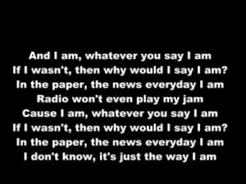 Eminem & Marilyn Manson - The Way I Am (with lyric