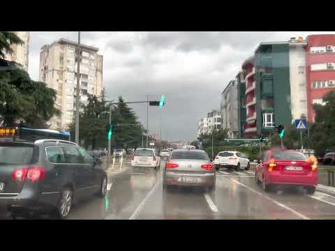 Podgorica Montenegro - Driving Tour in 4k HDR - Vožnja kroz Podgoricu