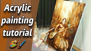 Download lagu The ultimate acrylic painting tutorial for beginners 🎨🔥 mp3