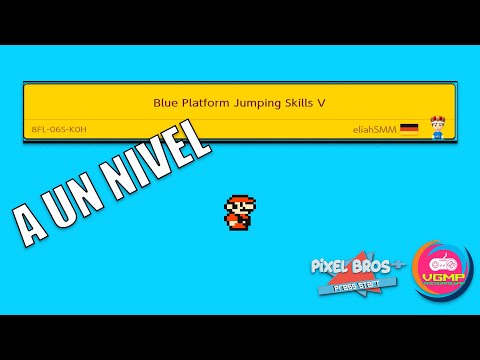 SUPER MARIO MAKER 2 - A UN NIVEL: Blue Platform Jumping Skills V