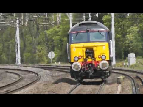 (HD) Direct Rail Services 57307 Passing Bushey working 0T73 | 6/5/13