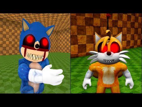 Infected Sonic vs Infected Tails Jumpscare - Roblox Piggy Fan Game