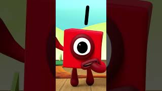 Vermelho - Padrões de arco-íris para crianças | 123 Aprenda a contar | Numberblocks #shorts