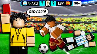 I WAS THE REFEREE FOR THE WORLD CUP FINAL! | Spain vs Argentina (WC ROBLOX 2026)
