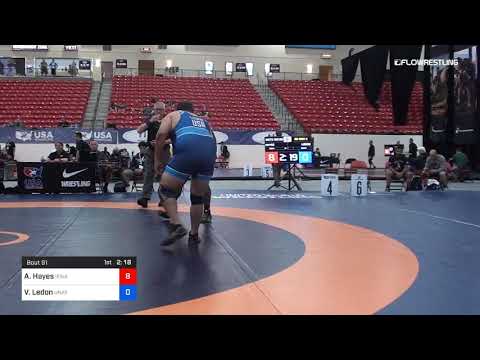 130 Kg Rr Rnd 2 Aaron Hayes IEWA Vs Victor Ledon Unattached