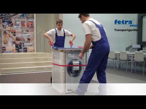 Fetra Mittelschwere Gerätekarre Luftbereifung 350kg Tragkraft-youtube_img