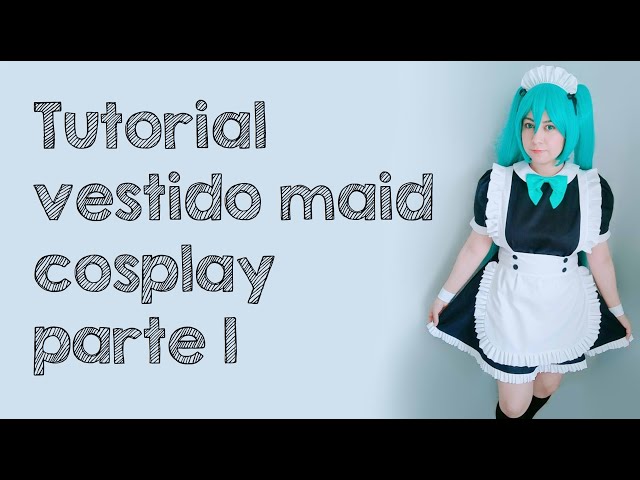 Vídeo relacionado con Maid Cosplay Anime Disfraz de Criada para Cosplay Traje de Maid con Vestido Delantal Sombrero Collar Pierna Anillo Manga para Halloween Ropa Festiva